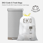 Hudson Step Trash Can with Bag Compartment