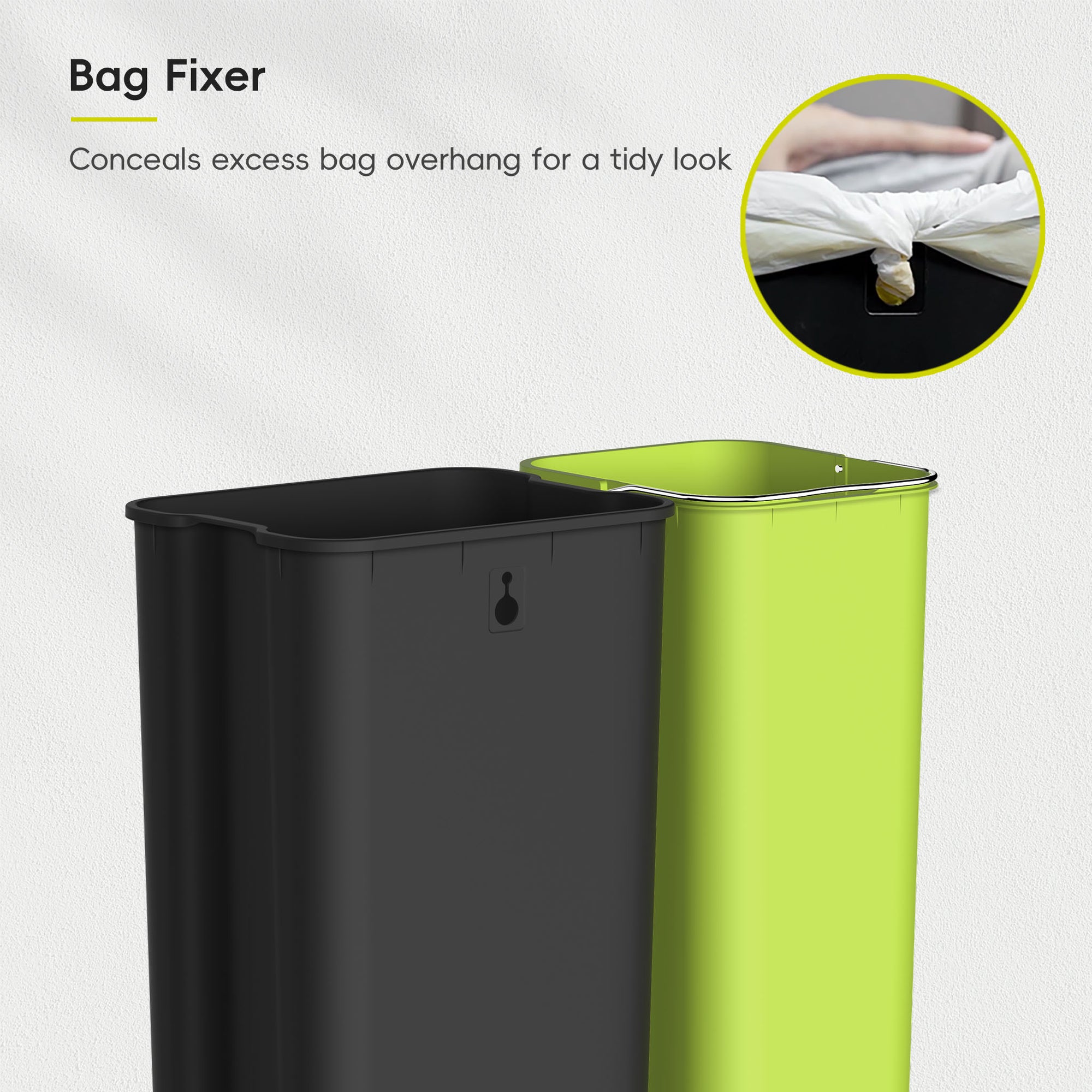 EcoCasa Step Recycling Can - Dual Compartment 30L+20L