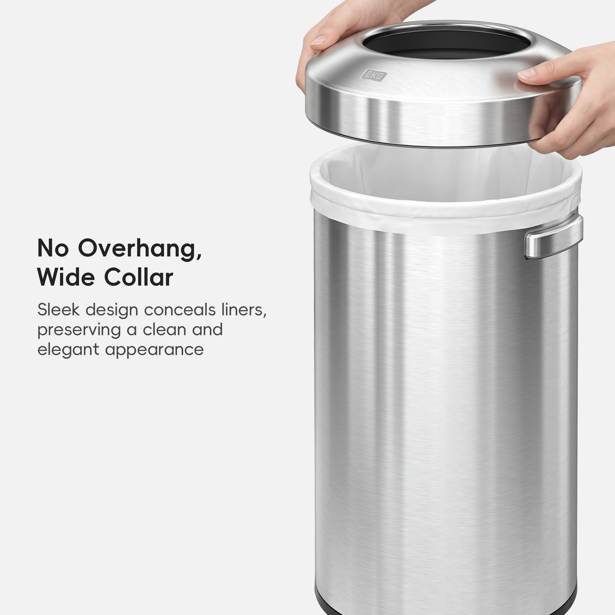 Urban Round Open Top Can Commercial Grade - 120L / 32 Gal