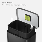 Madison Step Trash Can with Liner
