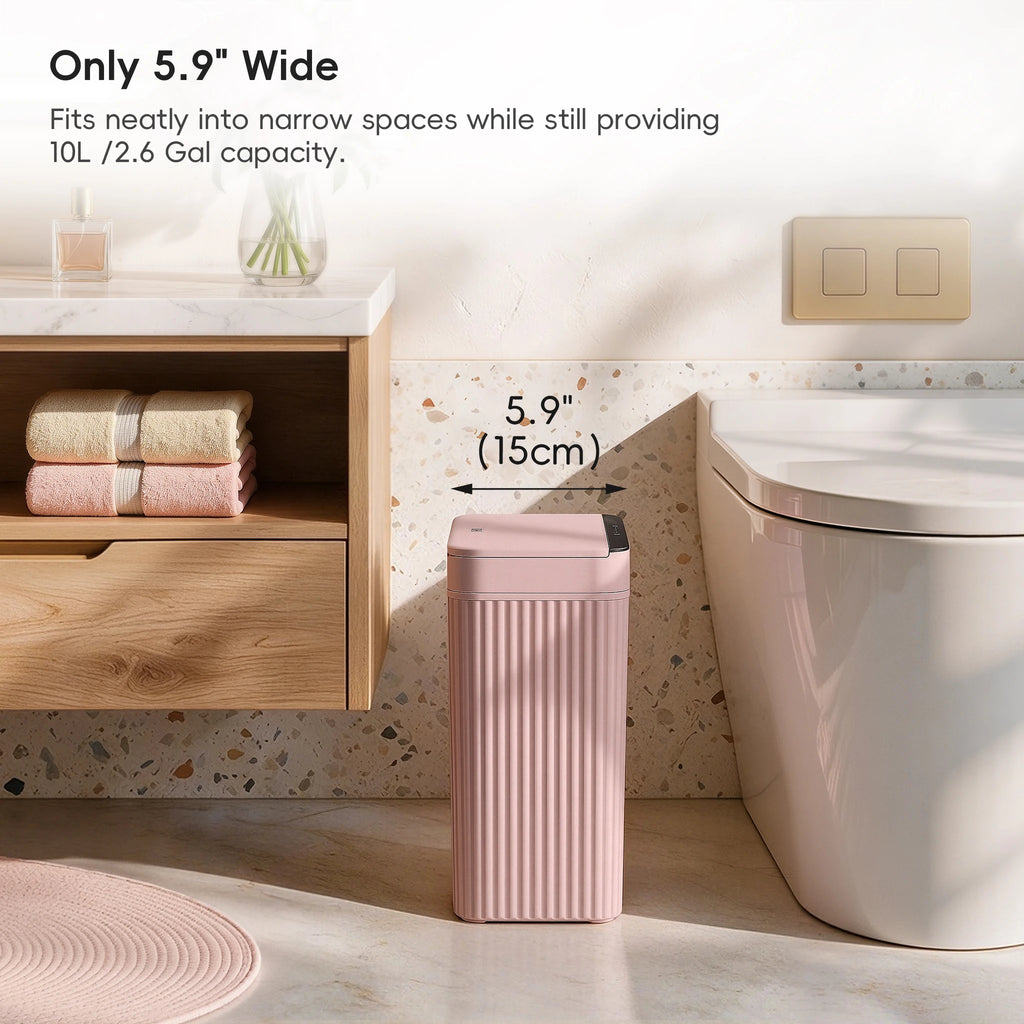 Brio Compact Motion Sensor Trash Can, 10 L