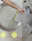 Microfiber Cleaning Mitt for Stainless Steel – Lint-Free Reusable Polishing Cloth & Cleaning Glove