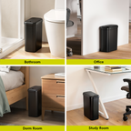Morandi Slim Bathroom Trash Can, 10 L