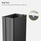 X-Wing 50L / 13.2 Gallon Slim Step Trash Can with Dual Wing Lid