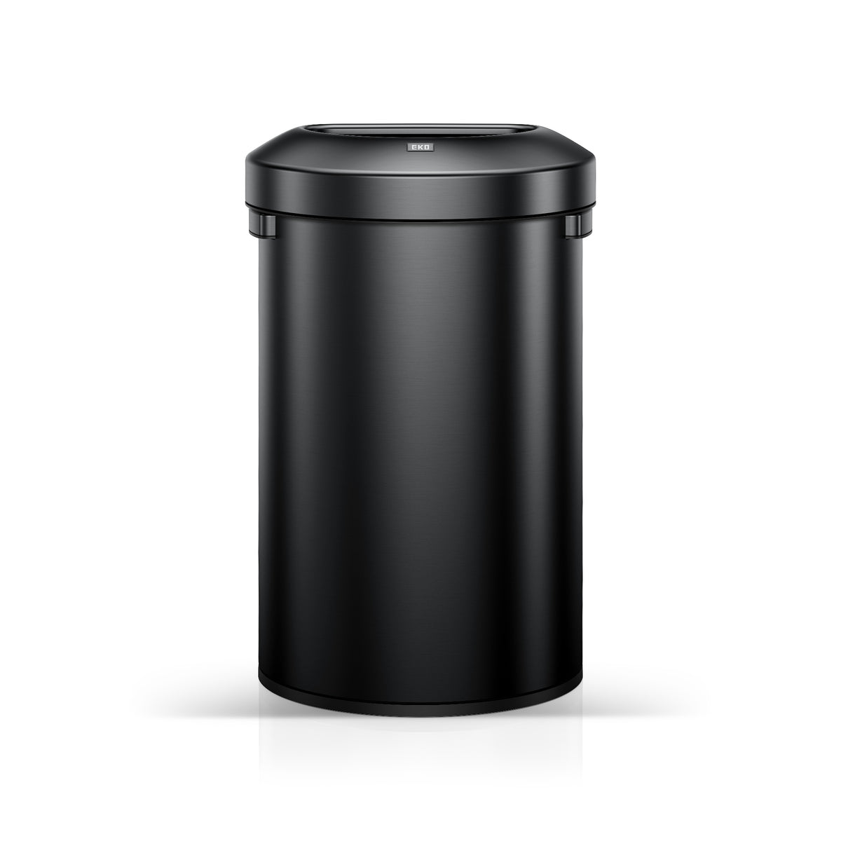 Urban Semi-Round Open Top Can Commercial Grade – 60L / 16 Gal-Matte Black