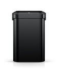 Urban Slim Open Top Can Commercial Grade - 90L / 23.7 Gal-Matte Black