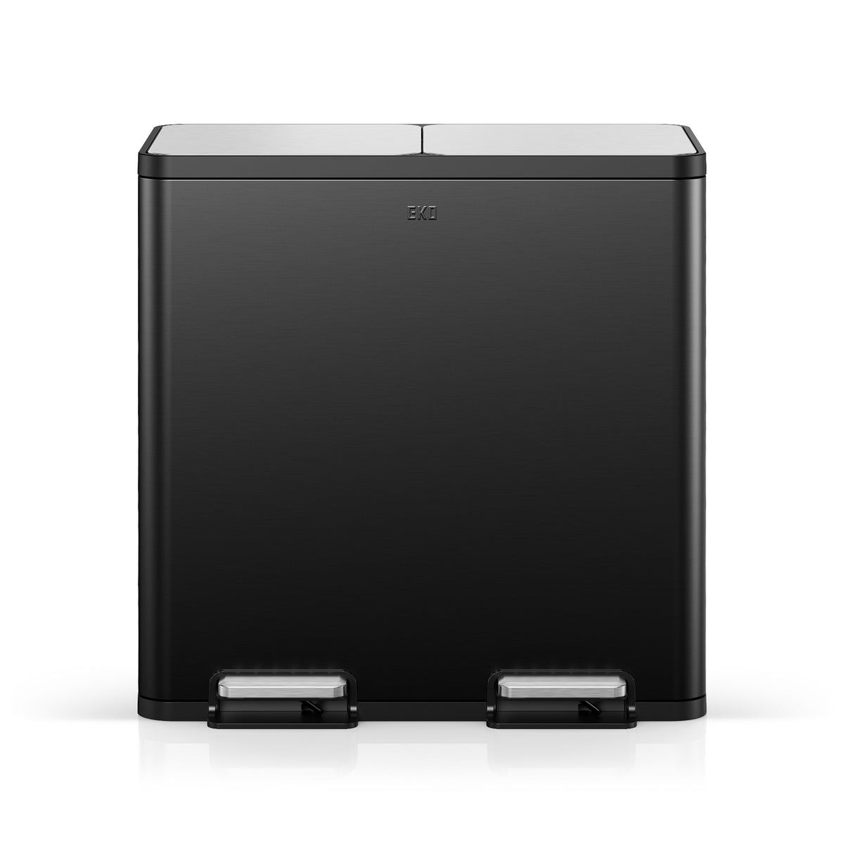 EcoCasa Plus Dual Recycling Trash Can, 40+40 L
