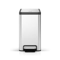 EcoCasa II Slim Step Trash Can with Liner, 6 L