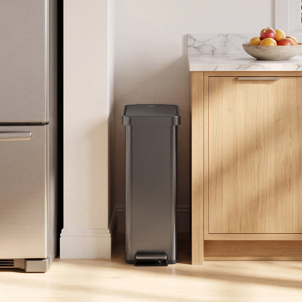 Hudson Slim Step Trash Can, 50 L