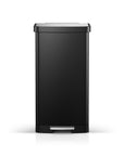 Hudson  75 Liter / 20 Gallon Step Can with Bag Compartment - Matte Black