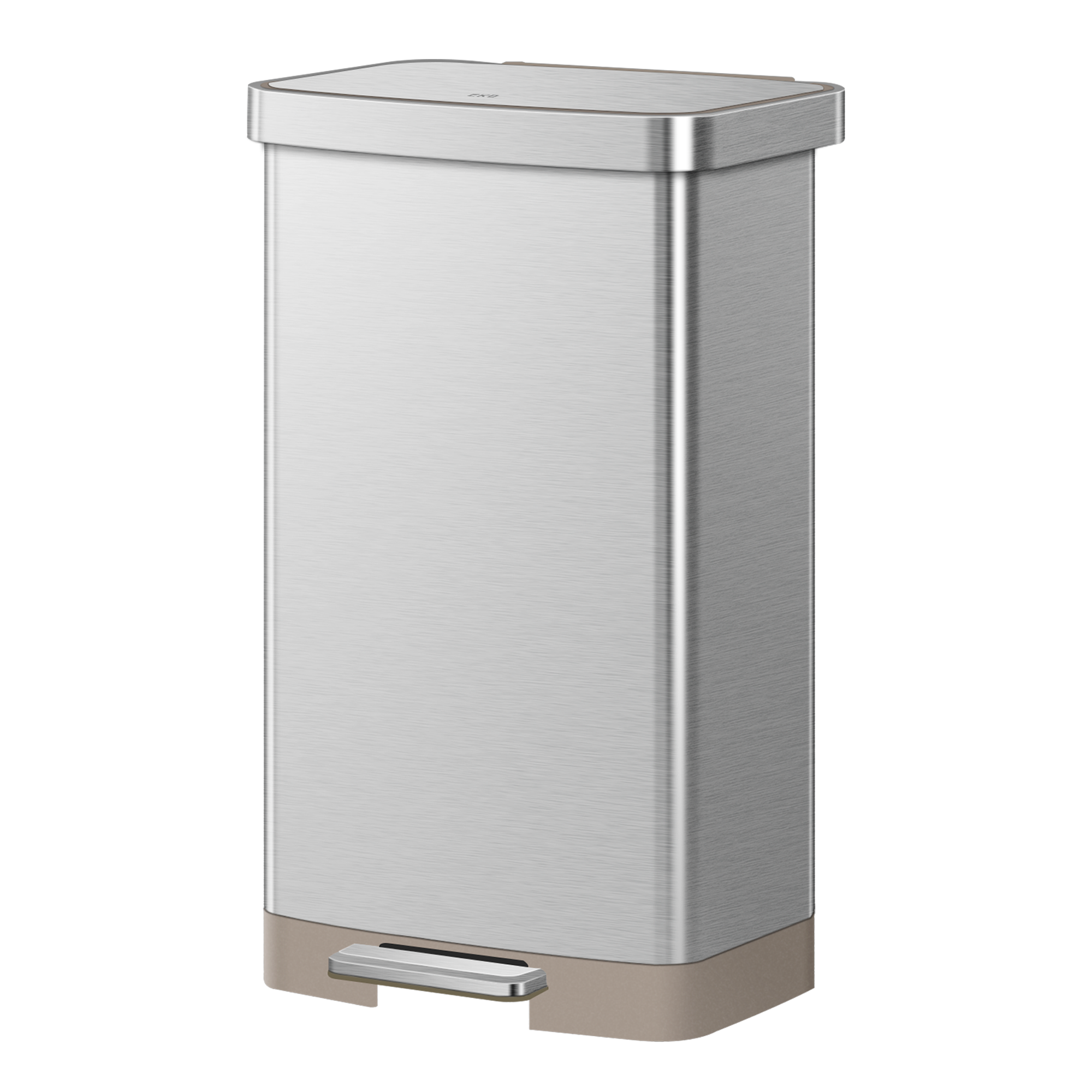 Hudson 75L / 19.8 Gal Step Can with Bag Compartment - Stainless Steel