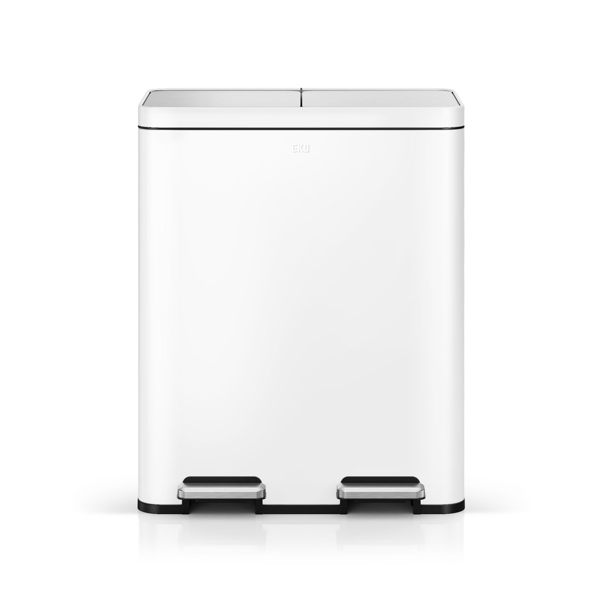 Edison Dual Compartment Kitchen Trash Can, 8+8 Gal