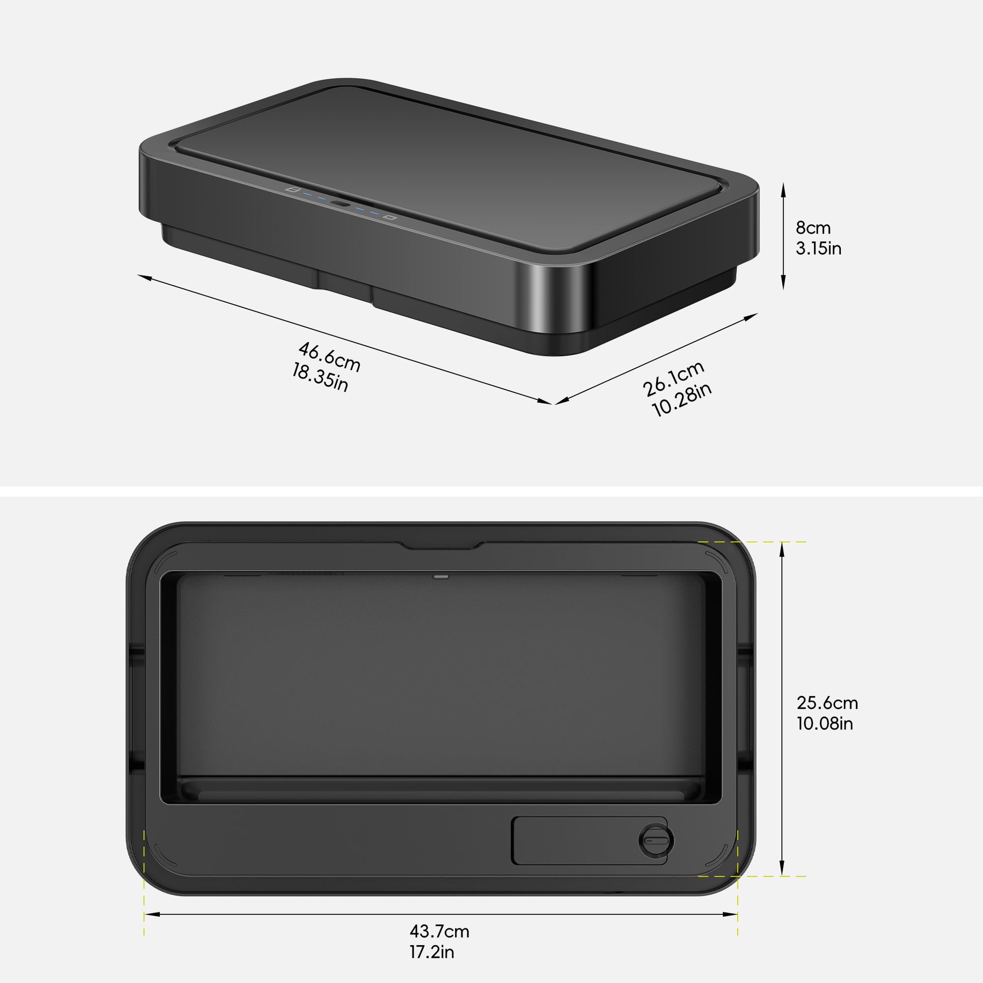 Lid for 9260-80L-MBS Mirage-X Sensor Can