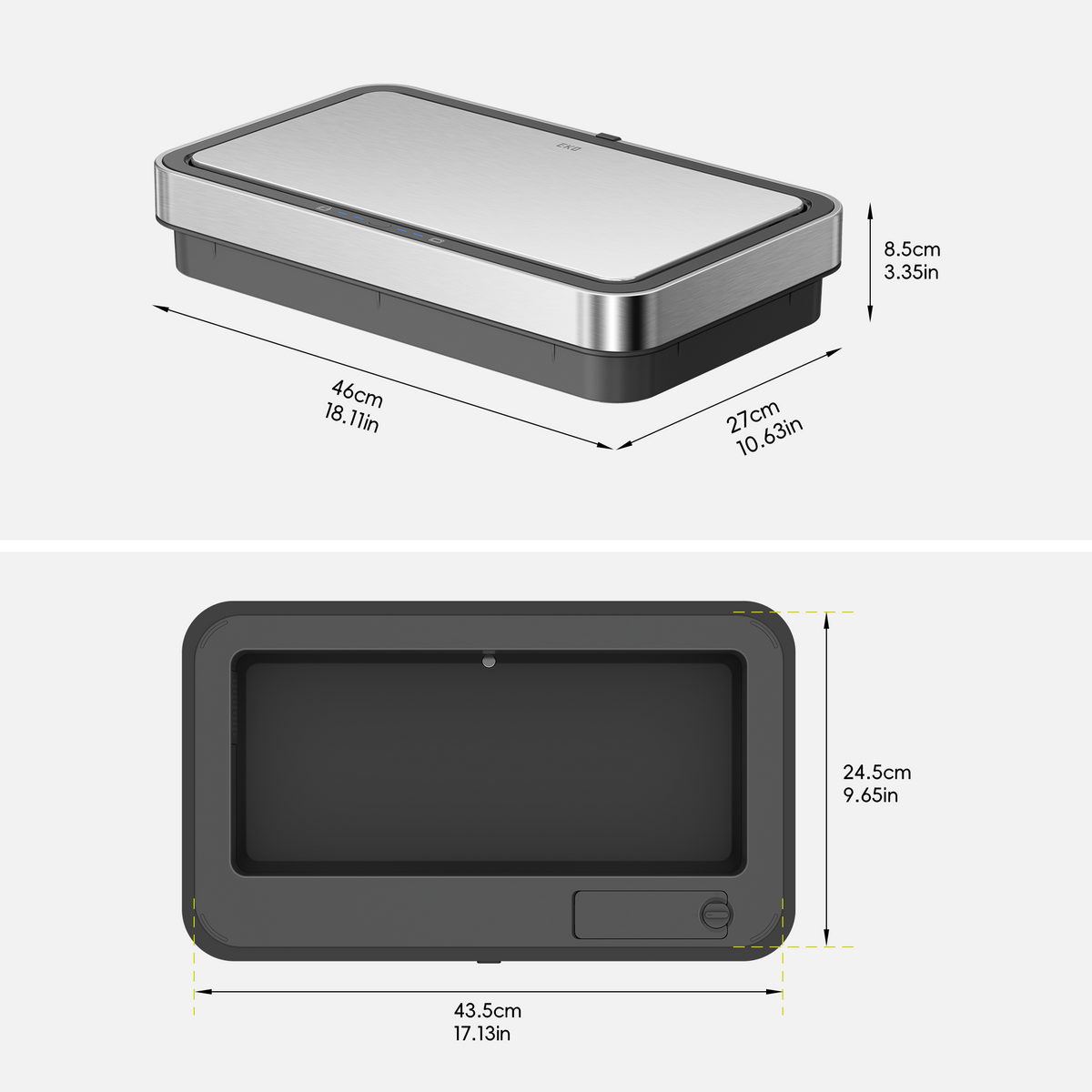 Replacement Lid for 9280-47L Sam's Item Deluxe Mirage Sensor Can