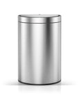 Mirage Semi-Round 47 Liter / 12.4 Gallon Motion Sensor Trash Can - Matte Stainless Steel