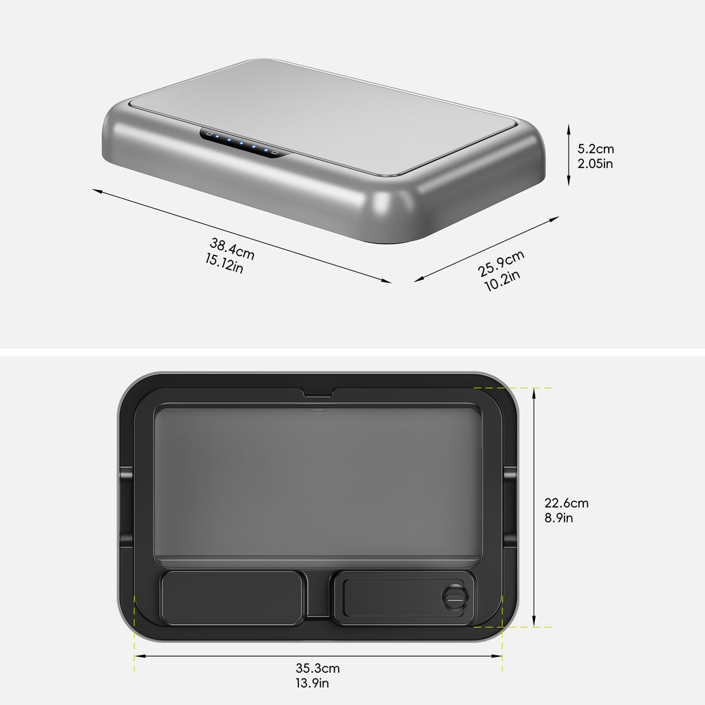 Replacement Lid for Vintage Dual Compartment