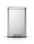 Madison Step Can with Liner – 50L / 13.2 Gal – Matte Stainless Steel