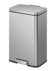 Madison Step Can with Liner – 50L / 13.2 Gal – Matte Stainless Steel