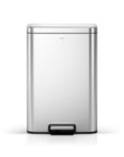 Maxwell Dual Compartment 20L+25L  Step Trash Can-Stainless Steel