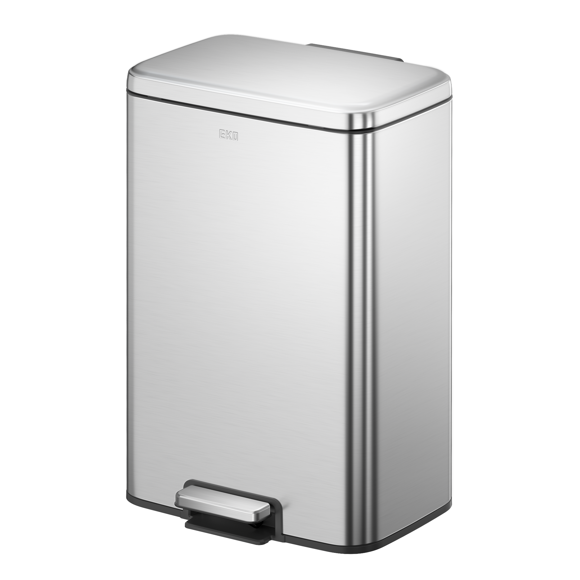 Maxwell Dual Compartment 20L+25L Step Trash Can, Brushed Stainless Maxwell Dual Compartment 20L+25L Step Trash Can, Brushed Stainless