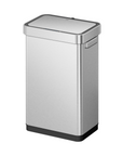 Deluxe Mirage-T 50 Liter / 13 Gallon Motion Sensor Can - Matte Stainless Steel