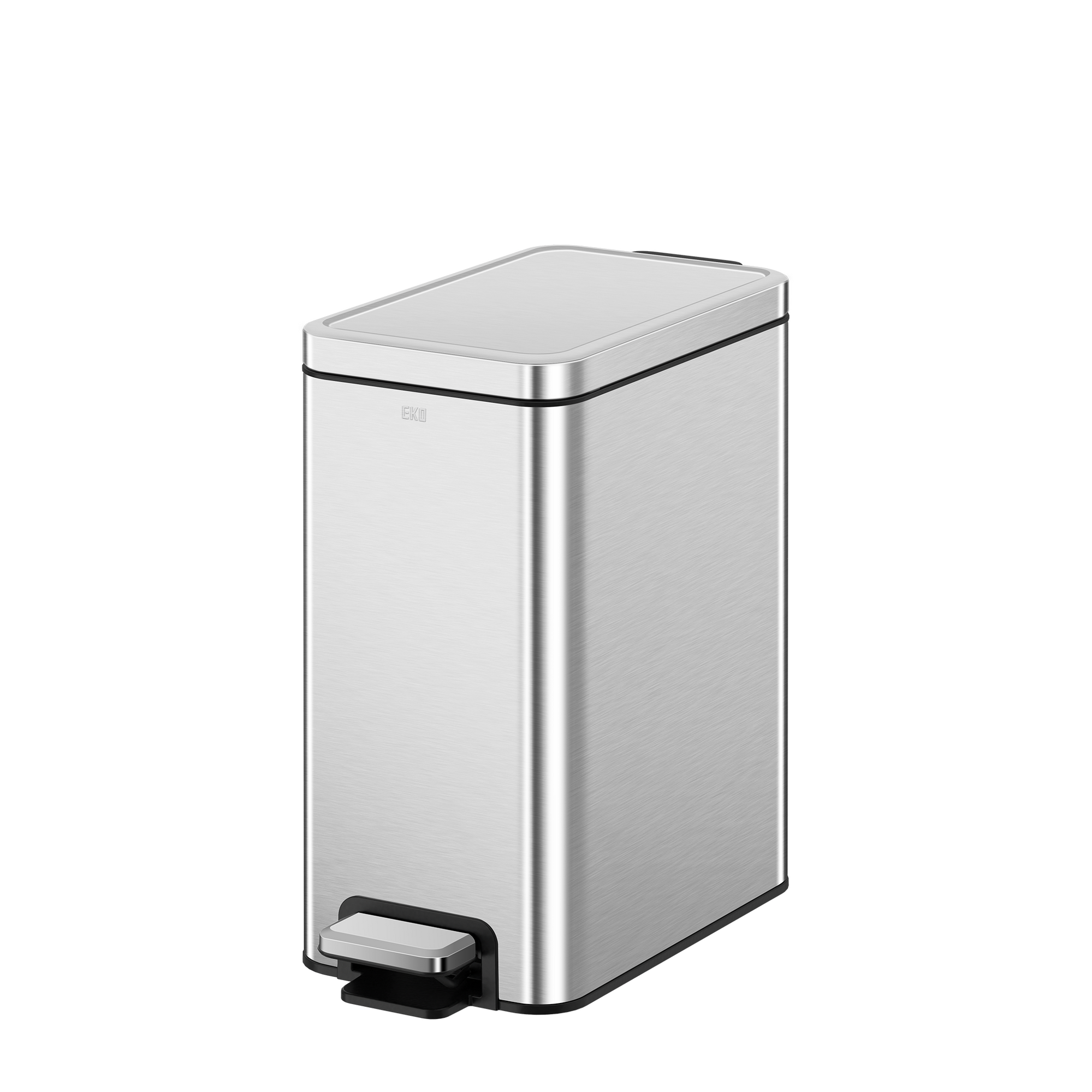 Stella 10 L/2.6 Gal Small Bathroom Step Trash Can - Stainless Steel