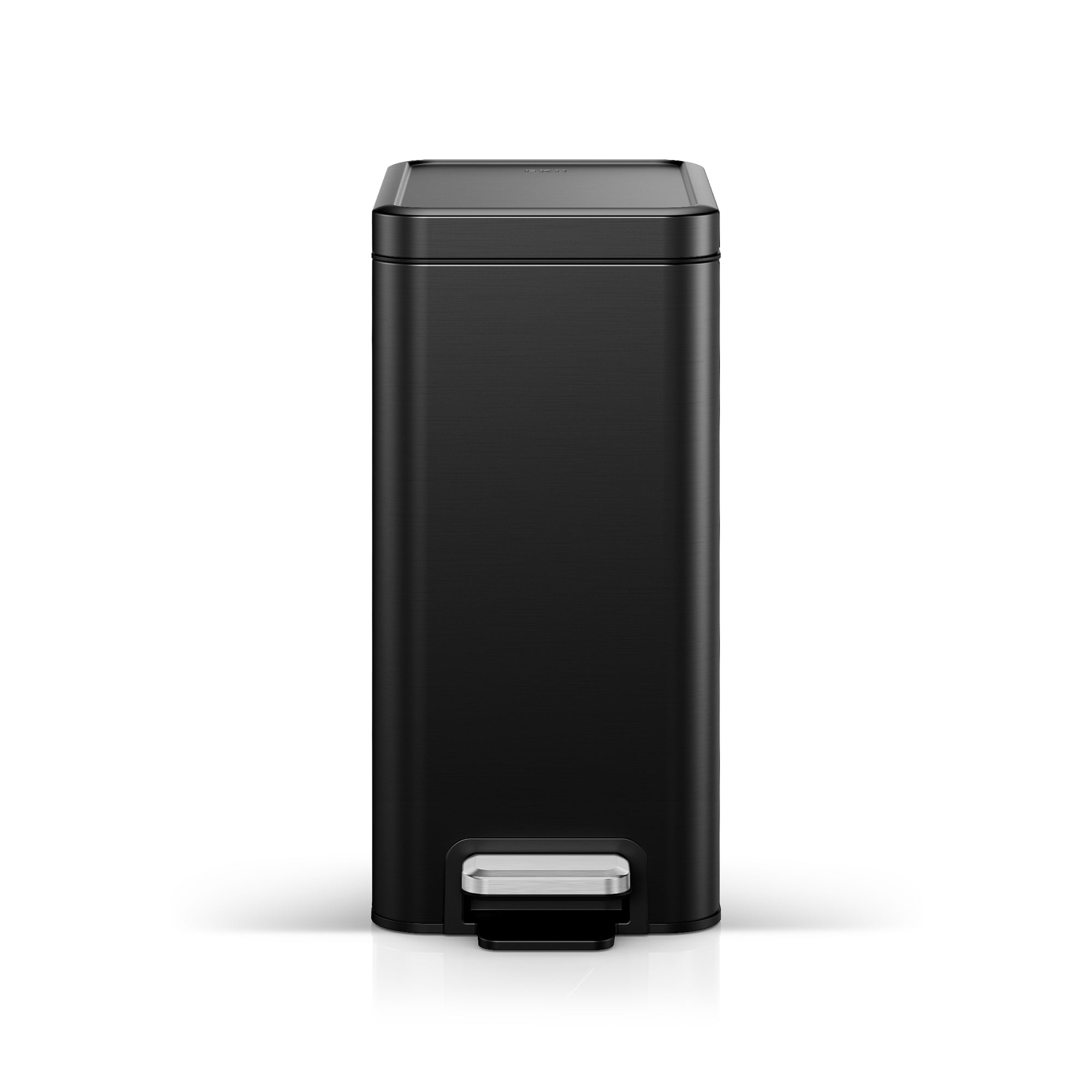 Stella 10 L/2.6 Gal Small Bathroom Step Trash Can - Matte Black