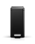 Stella 10 L/2.6 Gal Small Bathroom Step Trash Can - Matte Black