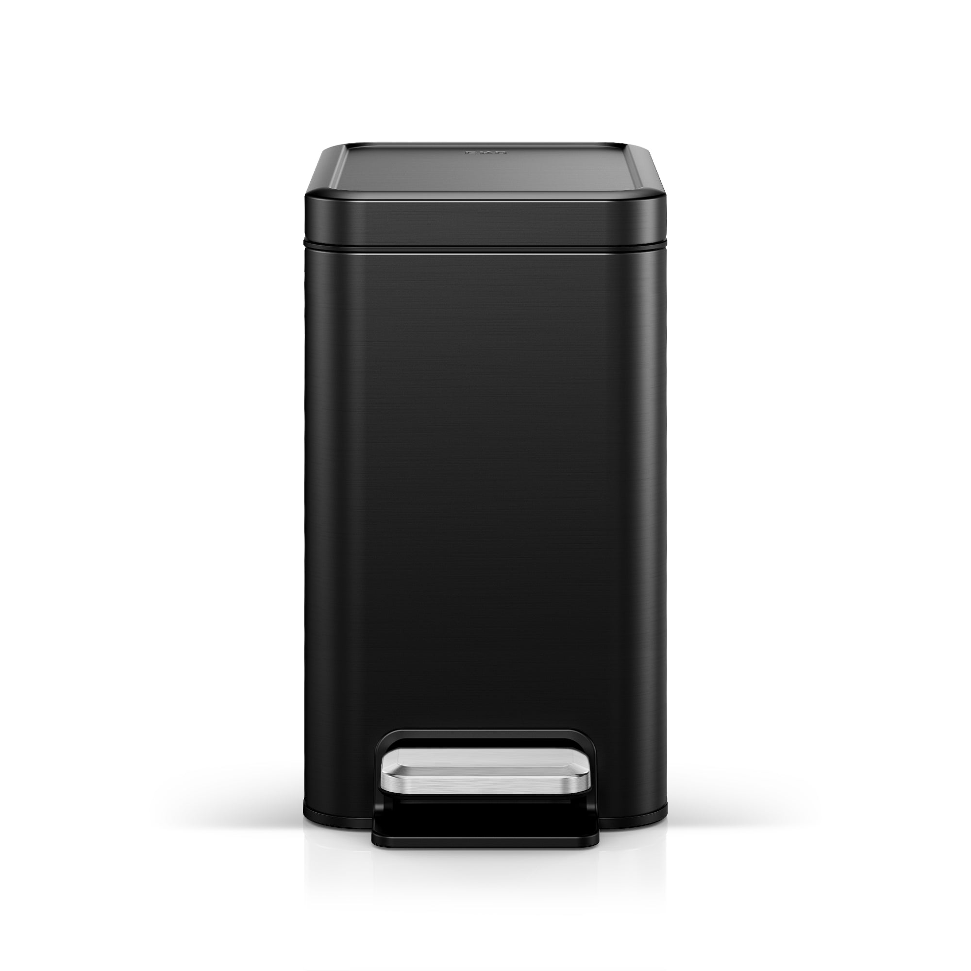 Stella 6 L/1.6 Gal Small Bathroom Step Trash Can - Matte Black