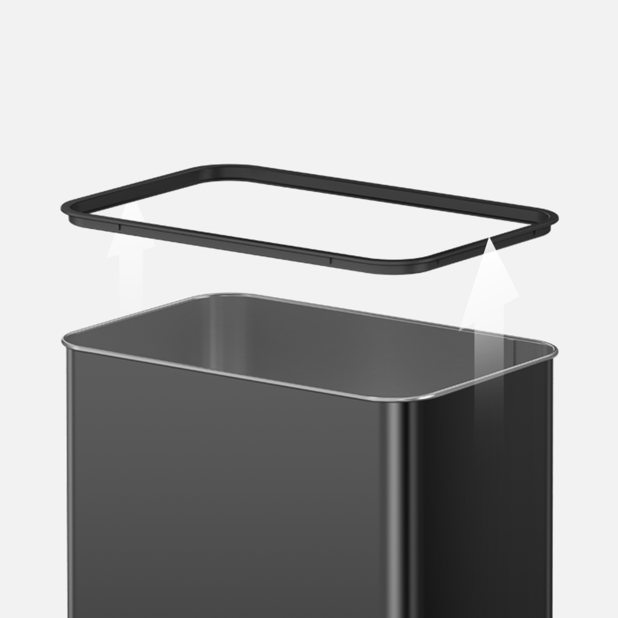 Change the Bag in Seconds - Step 2 - Lift out the liner ring.