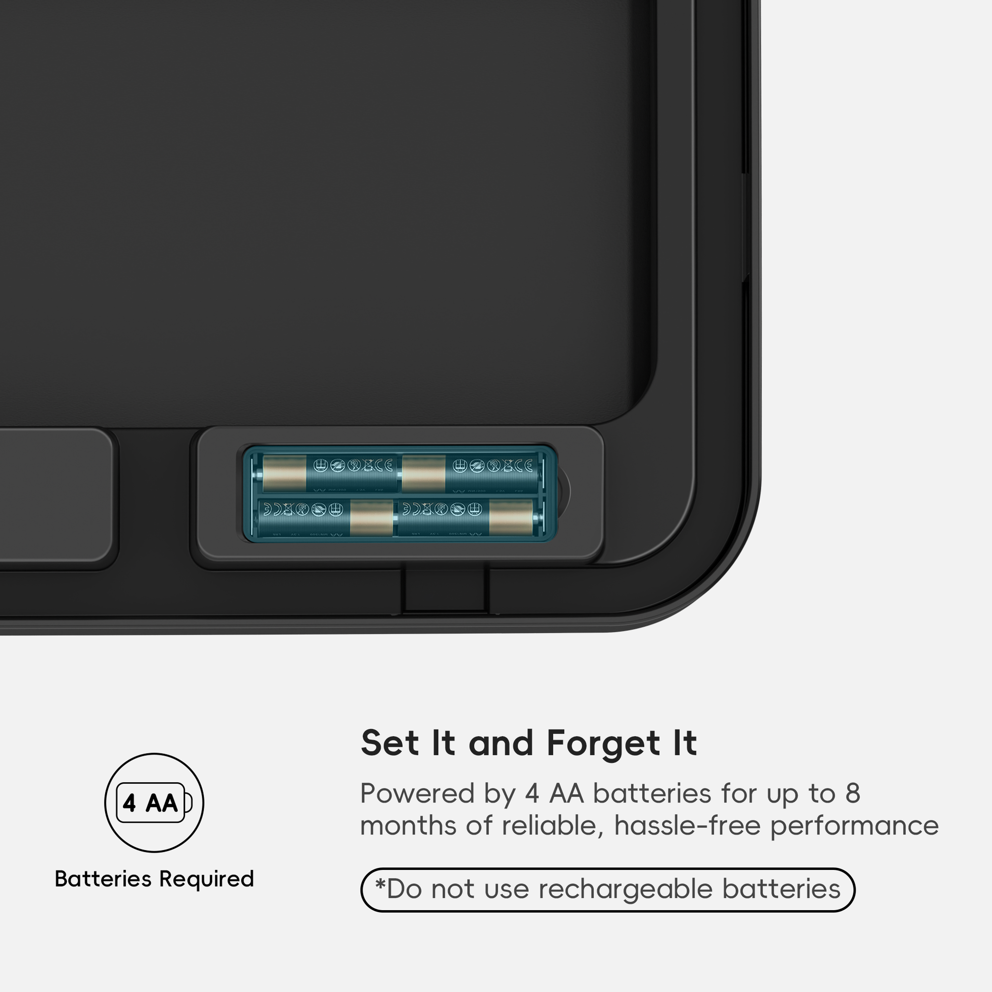 Nova 21 Gallon/80 Liter Black Stainless Steel Motion Sensor Trash Can