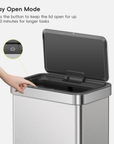 Nova 21 Gallon/80 Liter Stainless Steel Motion Sensor Trash Can