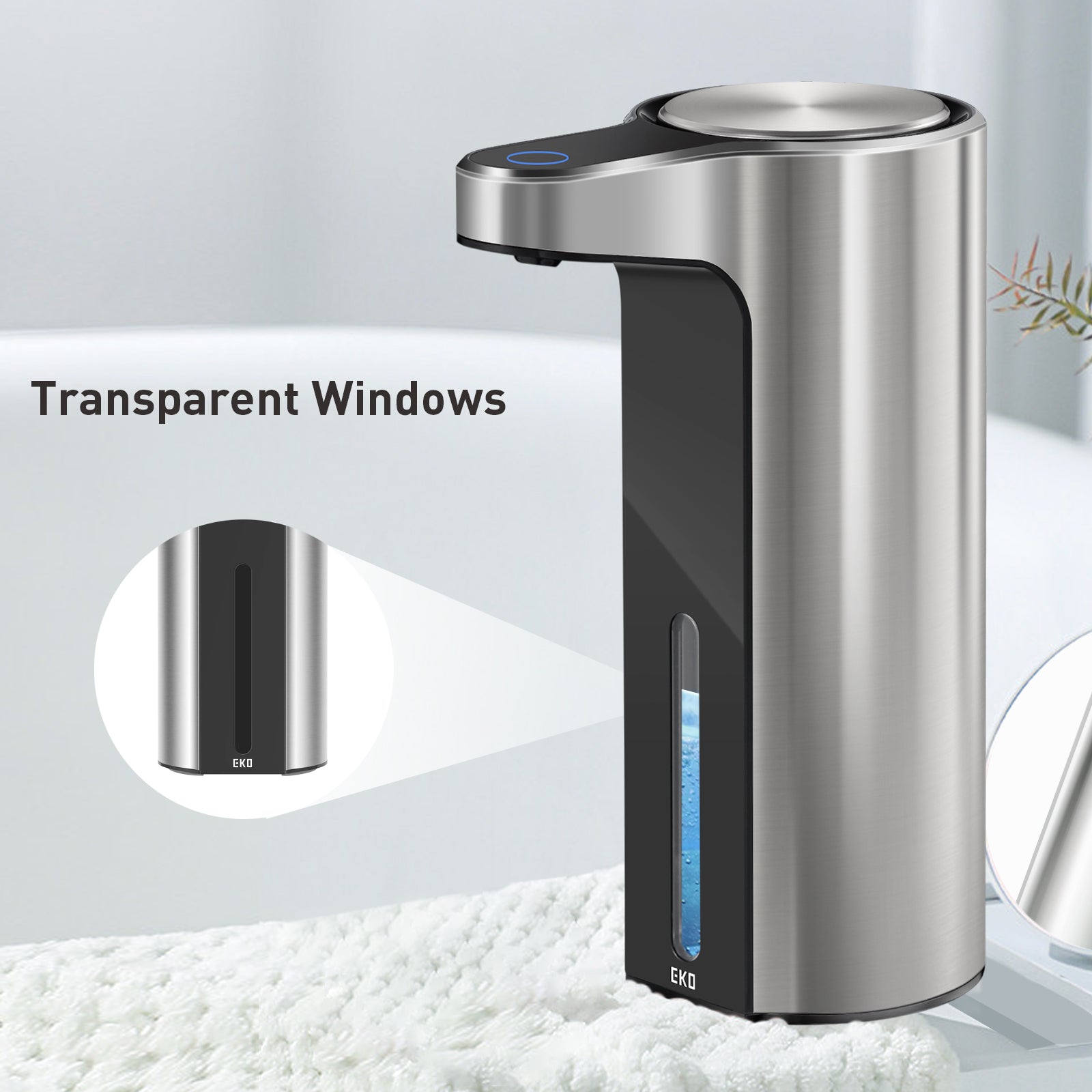 Aroma Smart Foaming Soap Dispenser - Stainless Steel