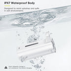 EKO Aroma Pro 13.5 fl oz Touchless Automatic Liquid Soap Dispenser-Matte White – Waterproof Body