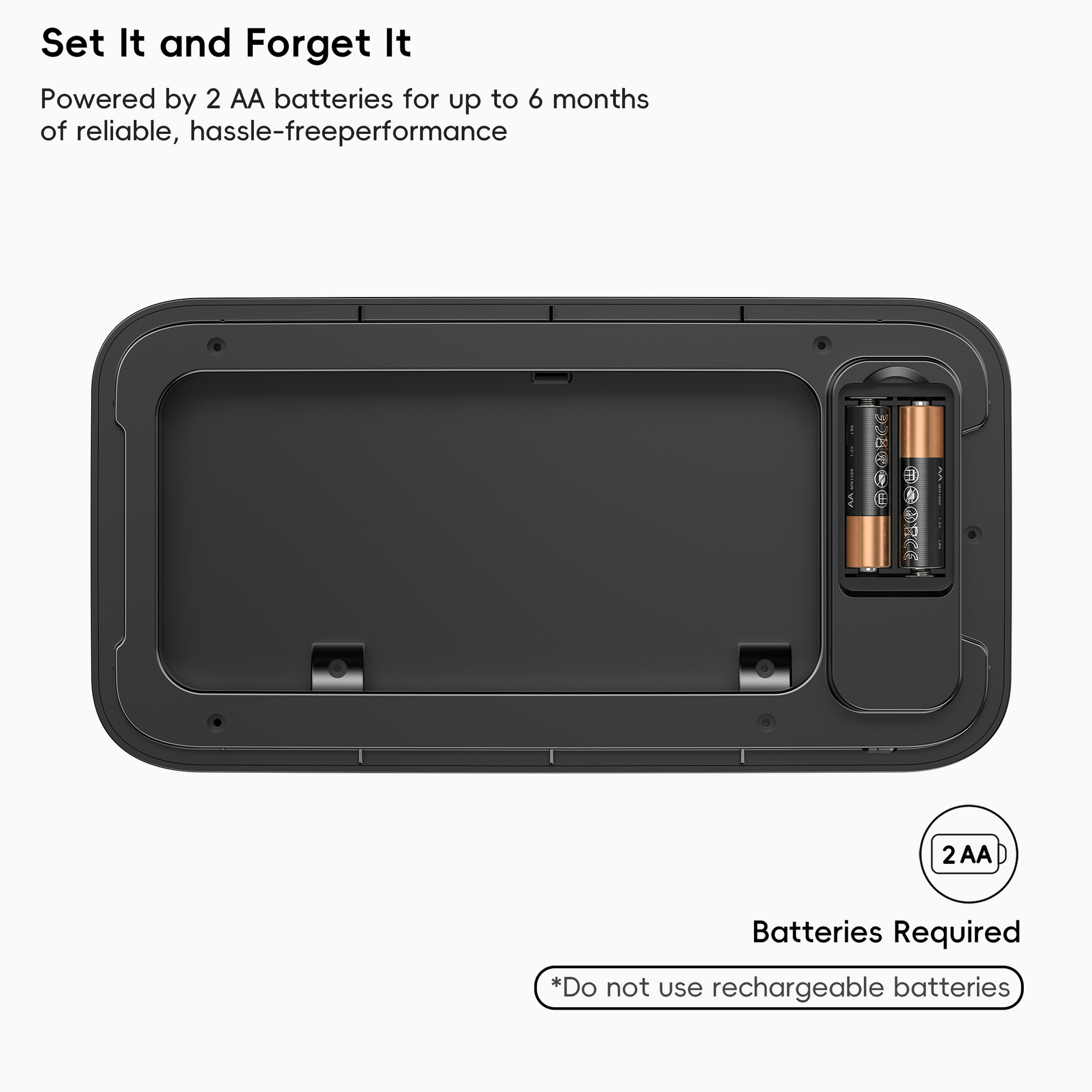 Brio 10L / 2.6 Gallon in Black Compact Design Motion Sensor Trash Can