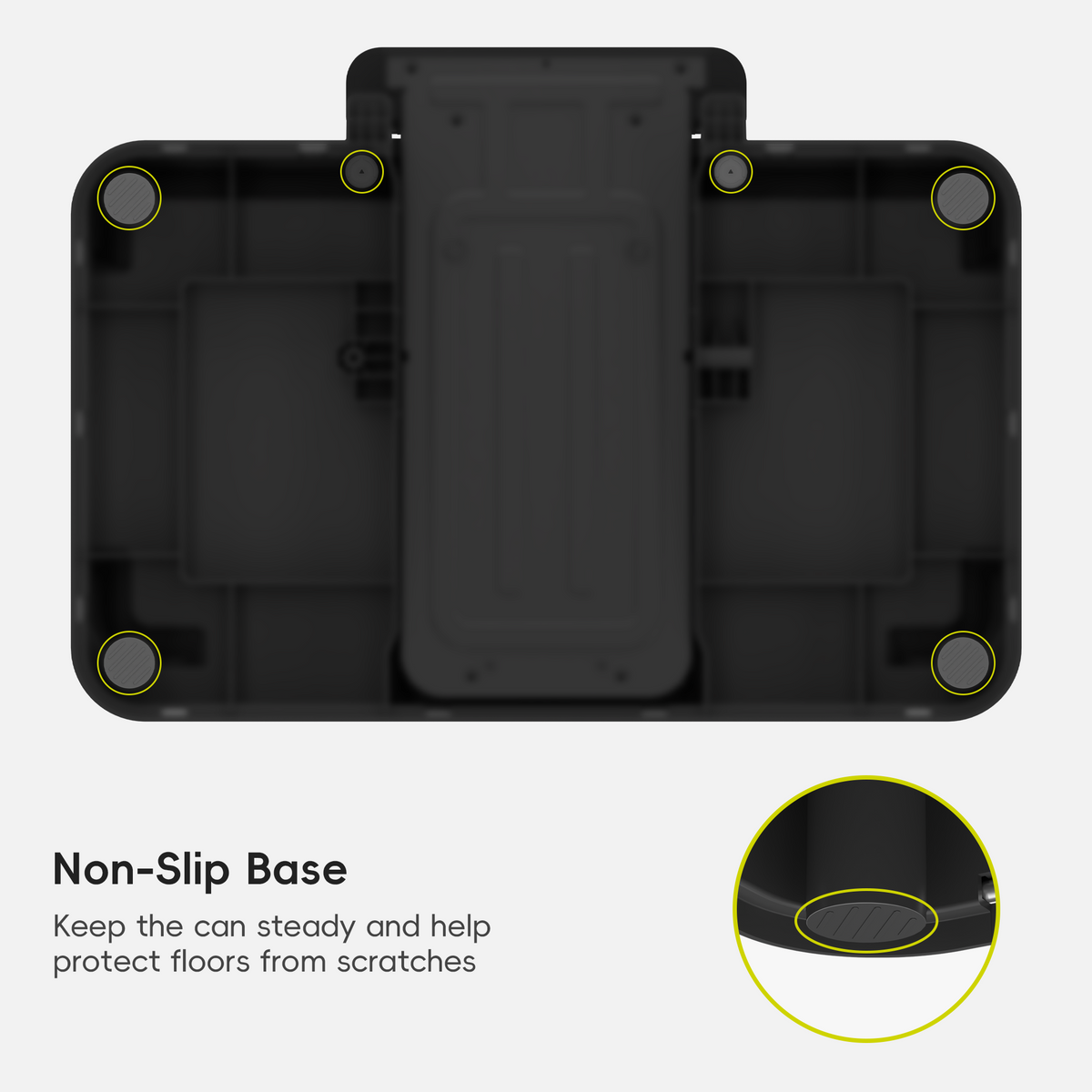 EcoCasa II Dual Compartment Step Recycling Can with Liners