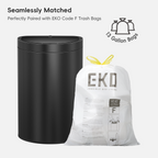Mirage Semi-Round Motion Sensor Trash Can, 47 L