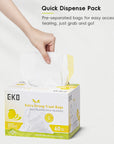 Code G -21 Gallon Easy-Dispense Roll Trash Bag - 60 Count-Lemon Scent
