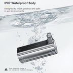 EKO Aroma Pro 13.5 fl oz Touchless Automatic Liquid Soap Dispenser-Chrome Metallic – Waterproof Body
