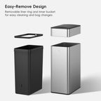 Phantom Pro Motion Sensor Bin with Dual Wing Lid