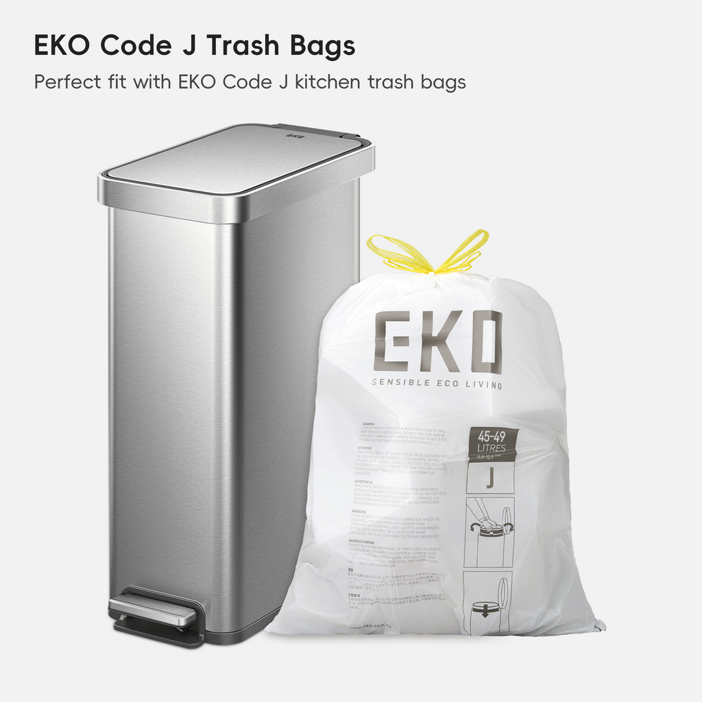Hudson Slim Step Trash Can, 50 L