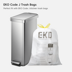 Hudson Slim Step Trash Can, 50 L