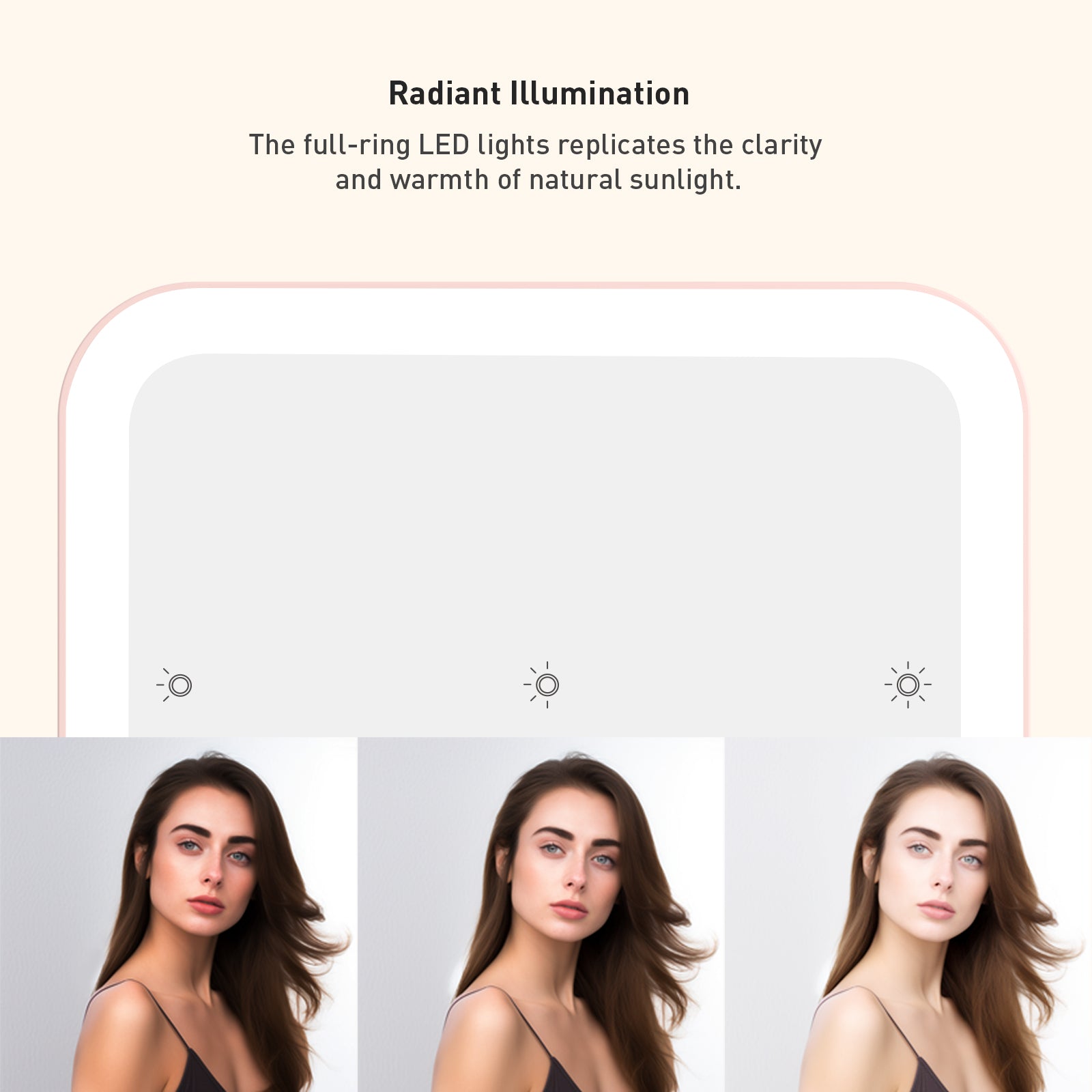iMira Foldable 10.6&quot; LED Mirror - Sakura 1X