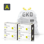 Code A - Easy-Dispense Roll Trash Bag, 6 L / 1.6 Gal