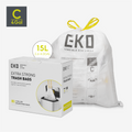 Code C - Easy-Dispense Roll Trash Bag, 15 L / 4 Gal