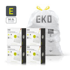 Code E Easy-Dispense Roll Trash Bags, 30.3 L / 8–9.5 Gal