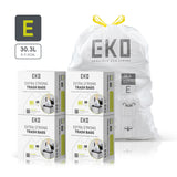 Code E - 9.5 Gallon Easy-Dispense Roll Trash Bag - 320 Count