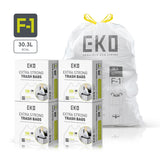 Code F-1 Slim - 8 Gallon Garbage Bags - 400 Count (30.3L)