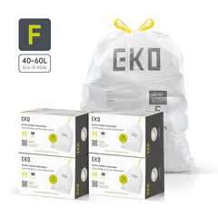 Code F Easy-Dispense Roll Trash Bags, 40-60 L / 10.6-15.9 Gal