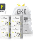 Code F - 13 Gallon  Easy-Dispense Roll Trash Bag - 440 Count